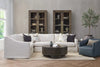 Kipton 2-Piece Sectional Sofa with Feather Cushions in Dawn-Flax