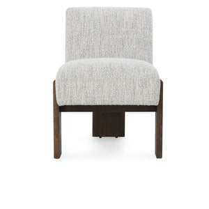 Chelsea Upholstered Dining Chair in Pixel Ivory