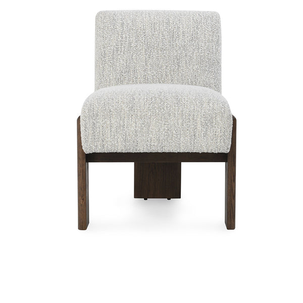 Chelsea Upholstered Dining Chair in Pixel Ivory