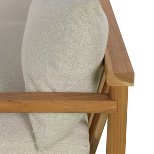 Irvine Outdoor Sofa 96" in Natural Teak