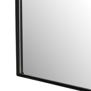 Jacques Small Mirror In Gunmetal