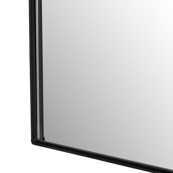 Jacques Small Mirror In Gunmetal