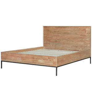 Hathaway Queen Bed Set In Newton Brown
