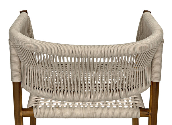 Conrad Chair, Teak with Woven Rope