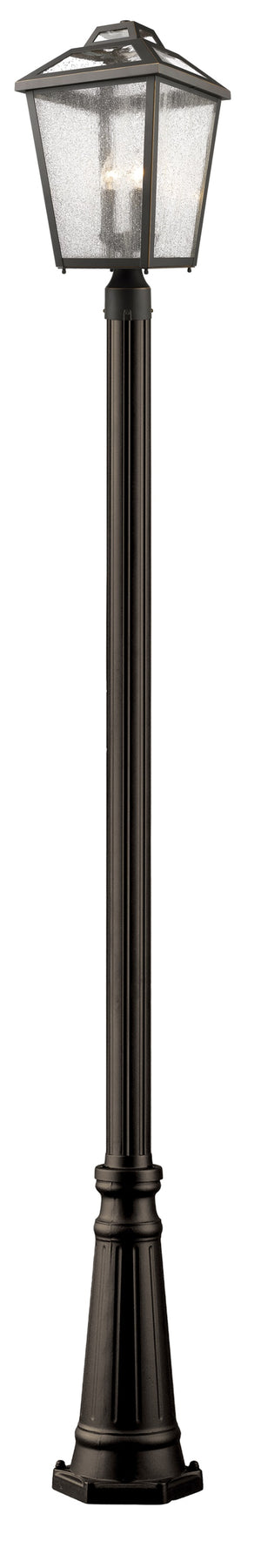Bayland 3 Light Outdoor Post Light in Oil Rubbed Bronze Finish