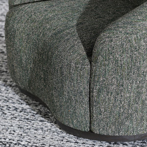 Beverly Upholstered Swivel Chair - Antique Green
