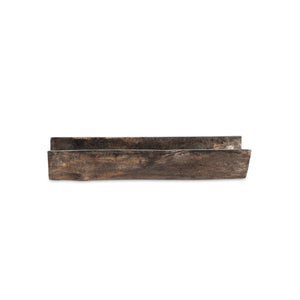 Jagen Outdoor Tray In Rustic Cast Aluminum