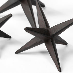 Rhea (Set of 3) Brown Cast Iron Small, Medium & Large Jacks