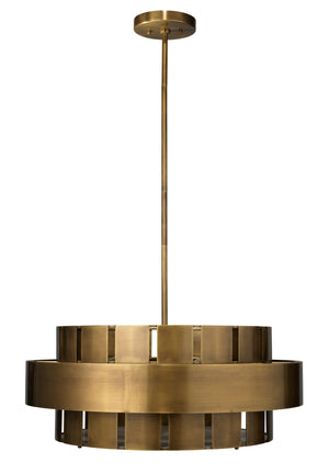 Orbit Steel 4-Light Chandelier