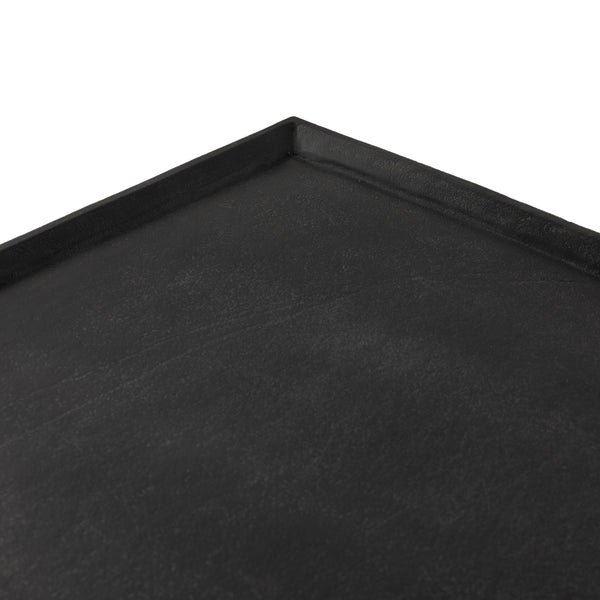 Drake Outdoor Coffee Table In Aged Grey