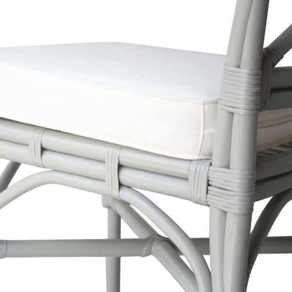 Kara Rattan Chair In Gray
