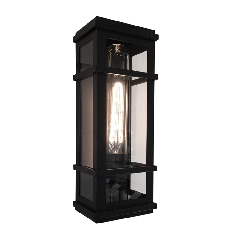 Granger Square SC13111BK Outdoor Wall Light in Black