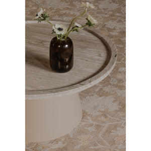Moe's Kimberley Coffee Table with White Marble Top