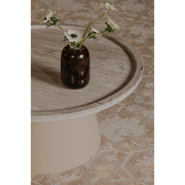 Moe's Kimberley Coffee Table with White Marble Top