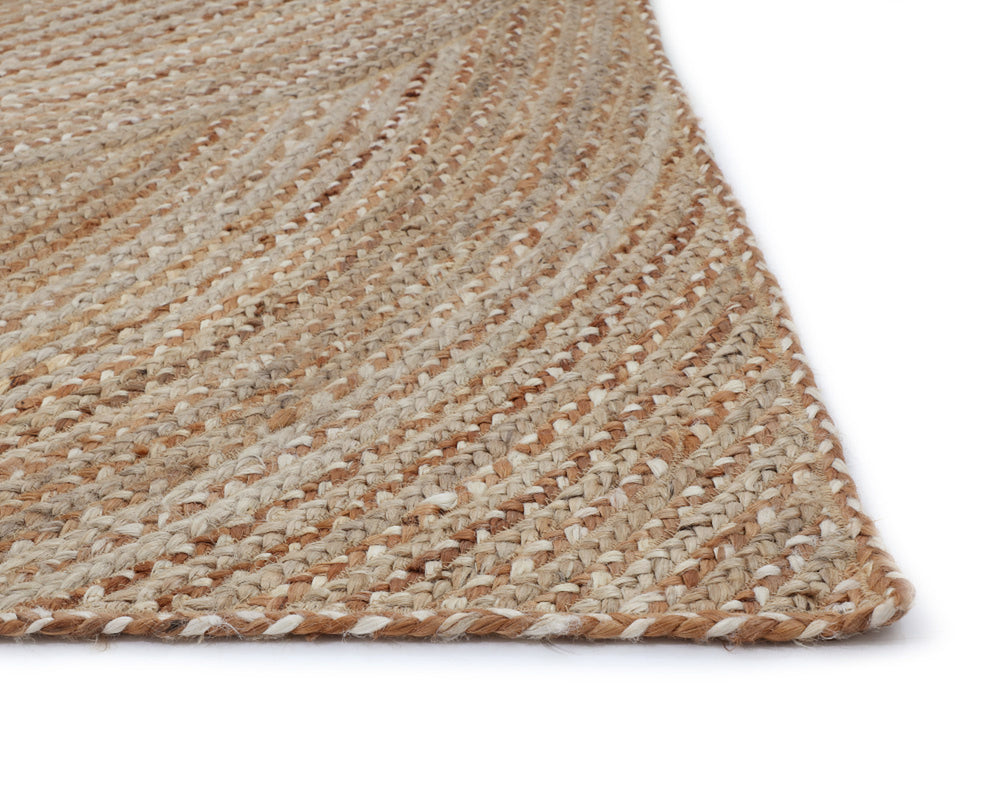 PRESCOTT HAND-BRAIDED RUG - WARM NATURAL - 10' X 14'