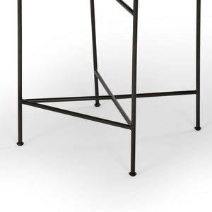 Wharton Counter Stool to Distressed Black