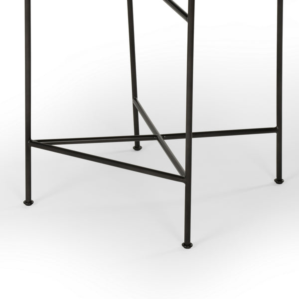 Wharton Counter Stool to Distressed Black
