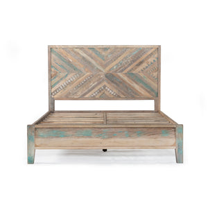 Marseillies Queen Bed, Coastal Mist