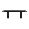 Chelsea Black Oak Rectangular Dining Table