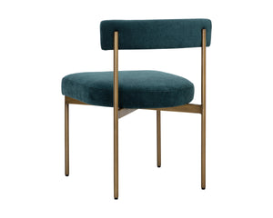 SENECA DINING CHAIR - ANTIQUE BRASS - DANNY TEAL