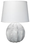 Urchin Ceramic Table Lamp with Linen Shade