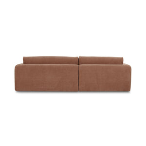 Moe's Madrid Left Sectional in Heritage Pink