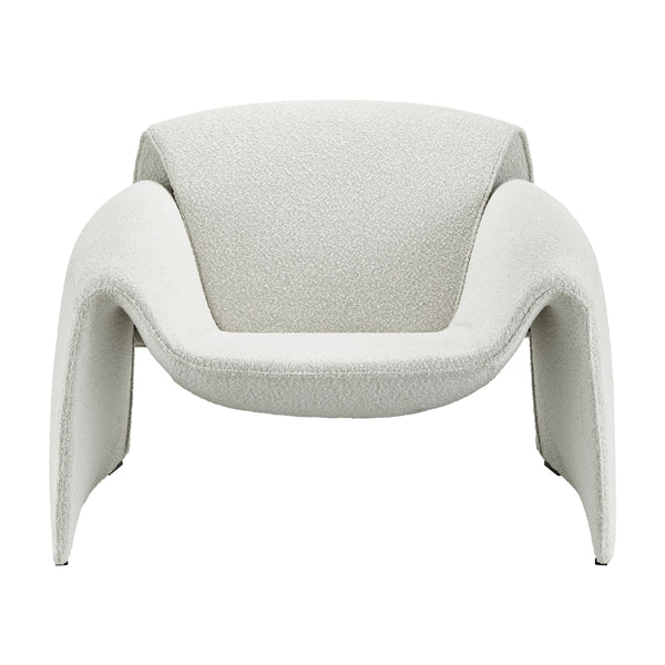 Hilda Fabric Accent Arm Chair, Boucle Beige