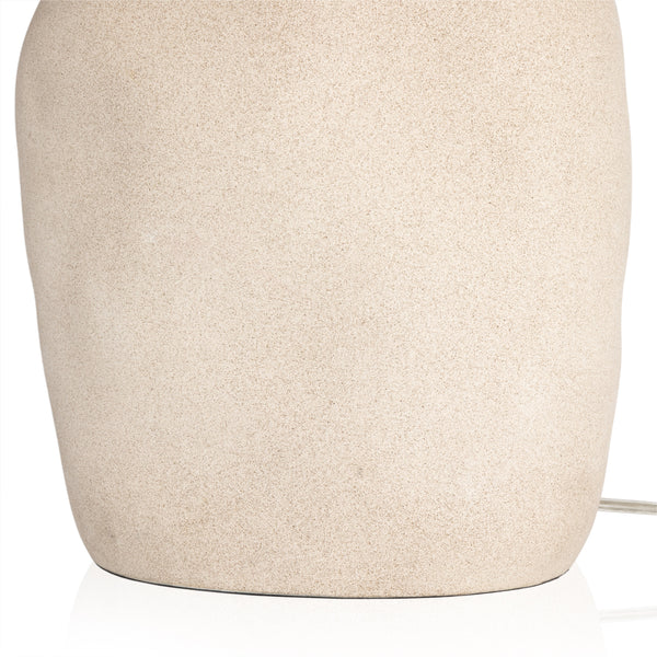 Cobb Table Lamp In Sand Porcelain