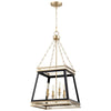 Gerard Pendant in Noir / Aged Brass