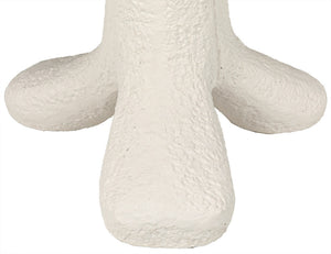 Laramy Fiber Cement Side Table in White