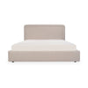 Simon Queen Storage Bed in Flecked Beige