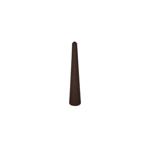 Gigi Dark Brown Floor Lamp with Cotton Shade