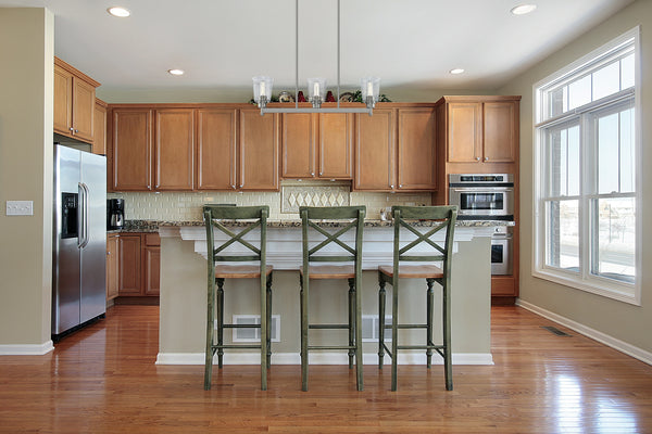 Bohin 3 Light Island/Billiard in Brushed Nickel  Finish