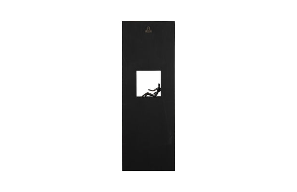 Atlas Wall Decor, Rectangle, Black