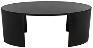 Marigold Desk, Ebony Walnut with Black Steel