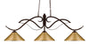 Phoenix 3 Light Island/Billiard in Bronze Finish
