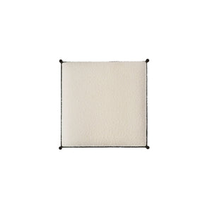 Moe's Agne Stool with Flared Legs in Cream