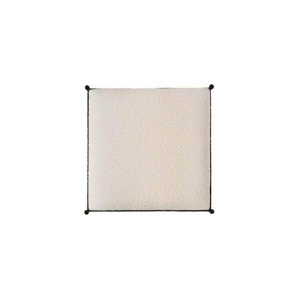Moe's Agne Stool with Flared Legs in Cream