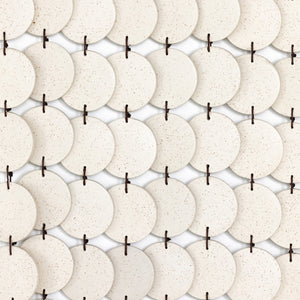 Ceramic Wall Hanging - Speckled Cream Ceramic