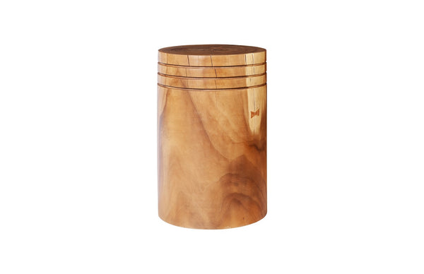 Chamcha Wood Pedestal, Round