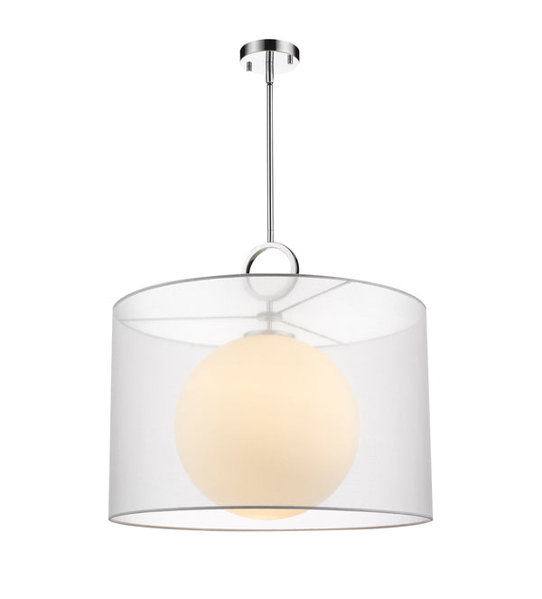 Arosia 1 Light Pendant in Chrome Finish