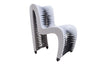 Seat Belt Dining Chair, Gray
