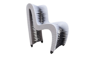 Seat Belt Dining Chair, Gray