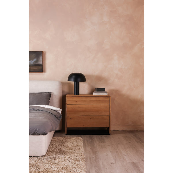 Moe's Samara Queen Bed Linen Upholstered