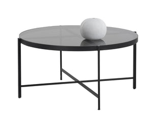 Willem Coffee Table - Large - Smoked Glass