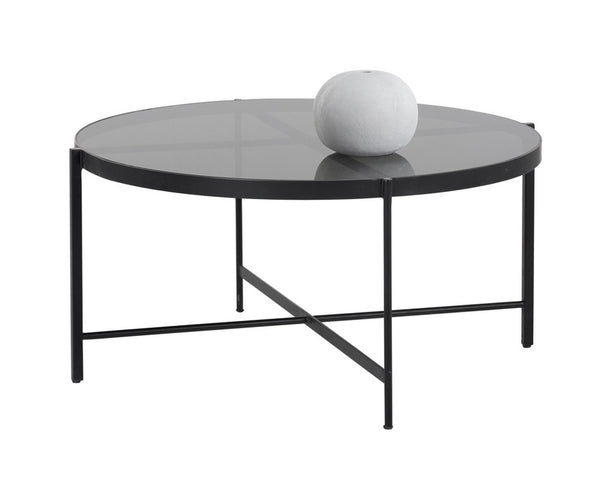 Willem Coffee Table - Large - Smoked Glass