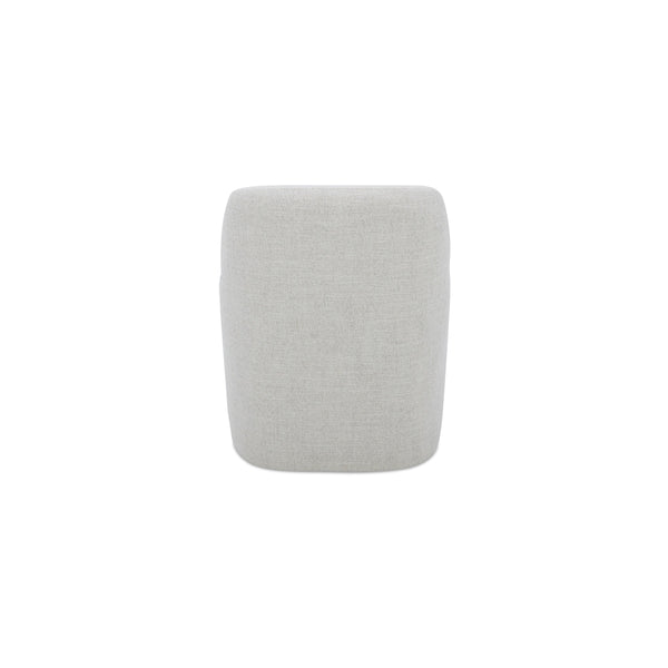 Maisie Rolling Dining Chair in Flecked Oat