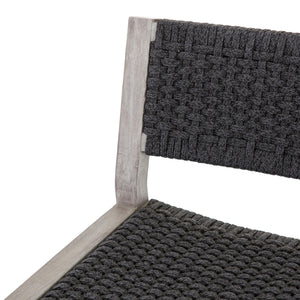 Delano Outdoor Bar Stool-Grey
