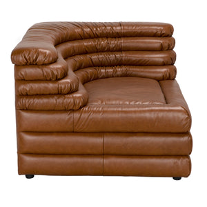 Bandera Sofa, R, Roche Tan Leather