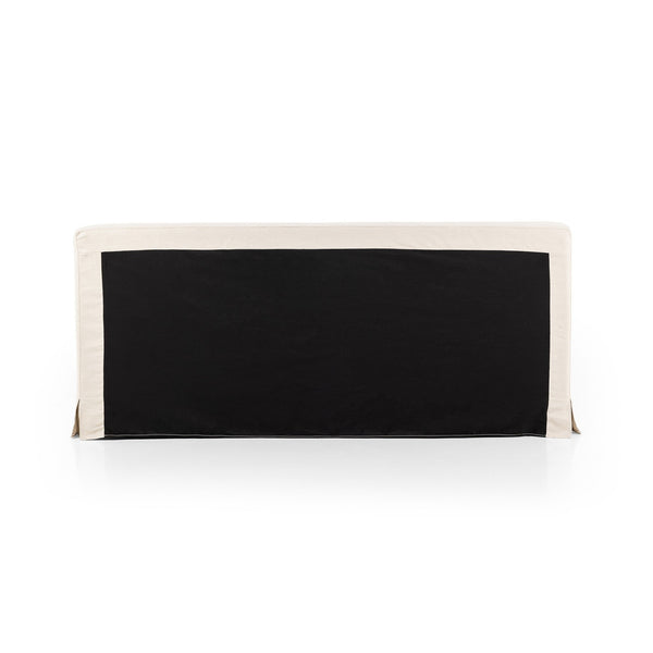 Aidan King Size Slipcover Bed - Brussels Natural